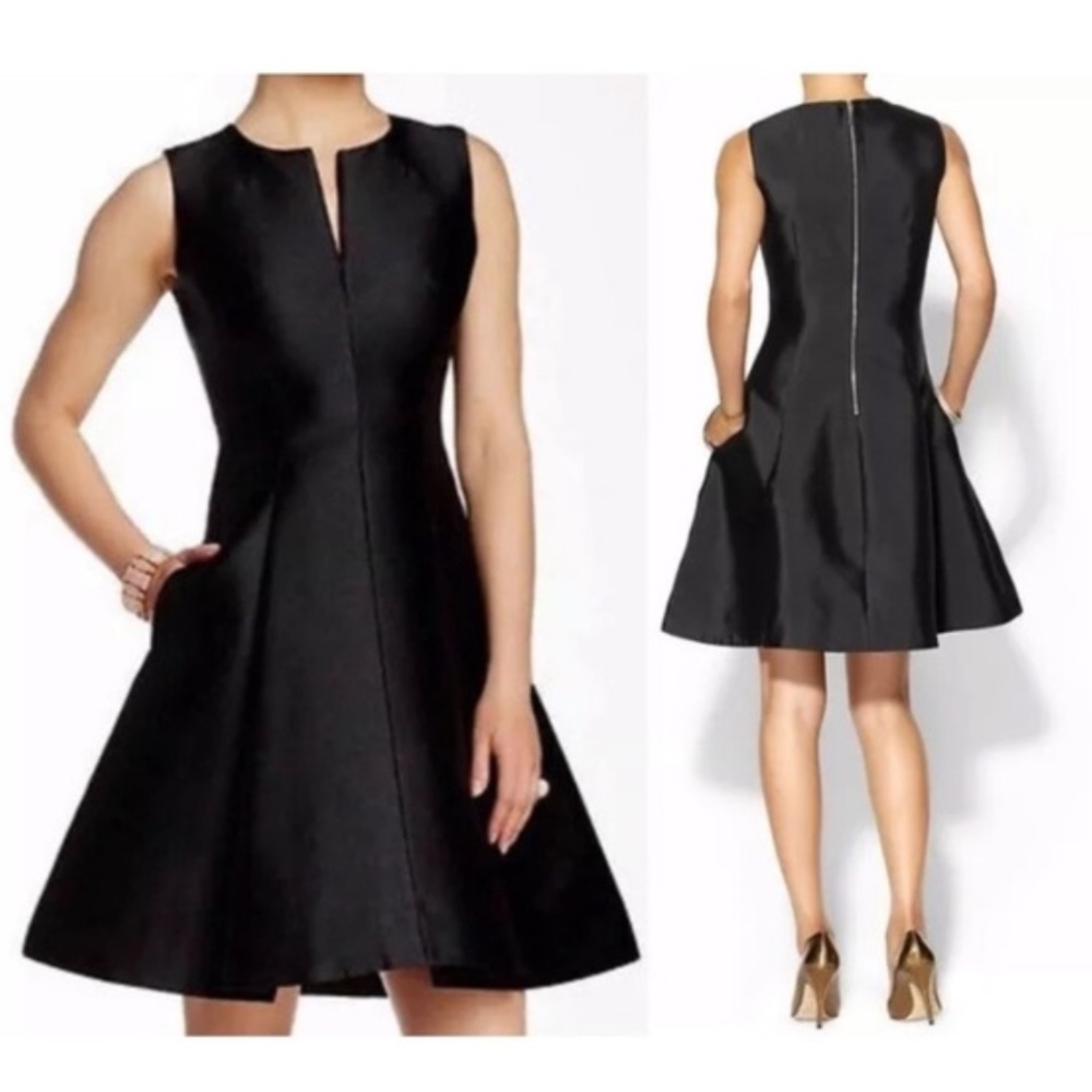 Kate Spade Charlene Dress / Size 0 / Black Fit Flare Party Wedding XS Mini